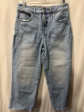 Madewell Light Wash Wide Leg Jeans